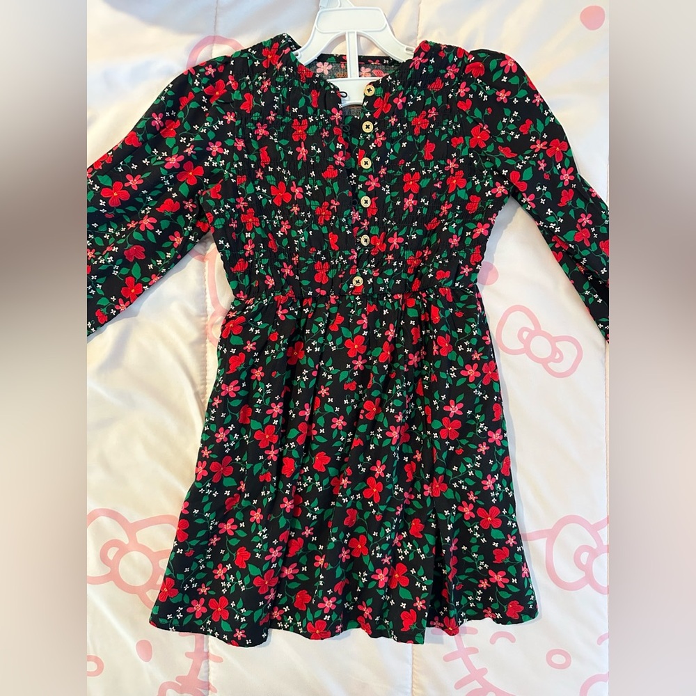 Cat & Jack Floral Little Girls Dress